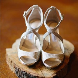 Jimmy Choo Emily in Platinum Ice